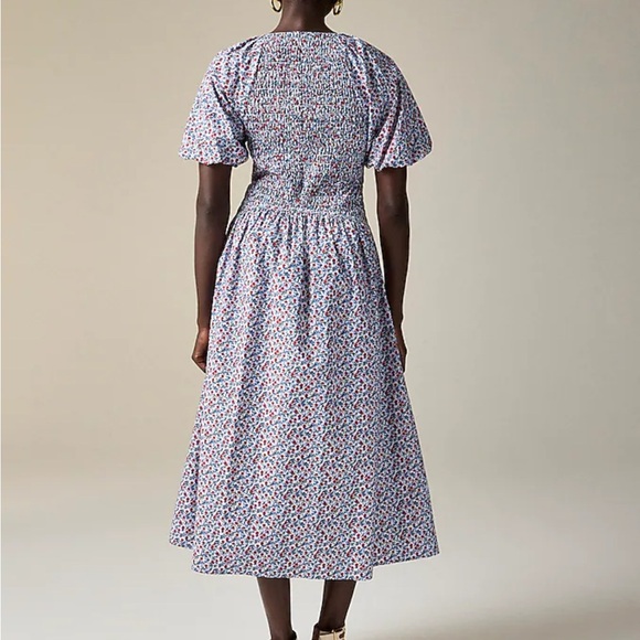 NWT J. Crew Puff Sleeve Maxi Sundress - Picture 3 of 4